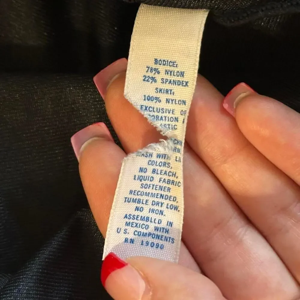 Vintage olga black full sweep